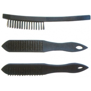 Plastic handle wire brush