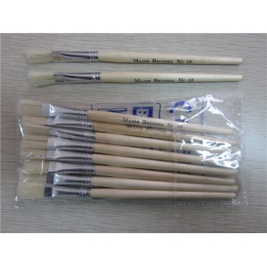Artist brush short flat