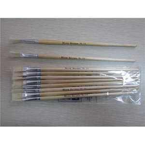 Artist brush long flat