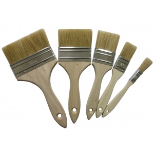 Cheer1211 Wooden Handle Natural White Bristle